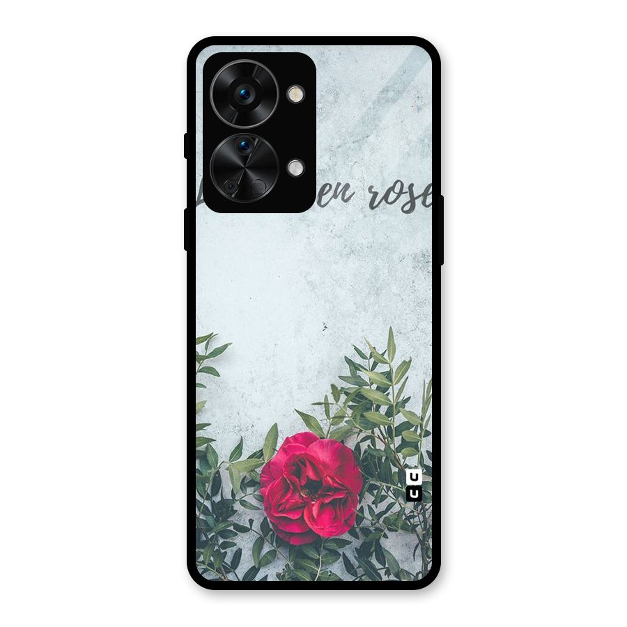 Rose Life Glass Back Case for OnePlus Nord 2T