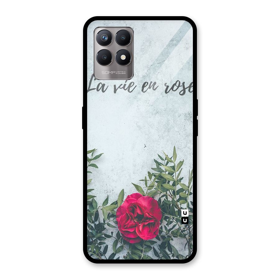 Rose Life Glass Back Case for Realme Narzo 50