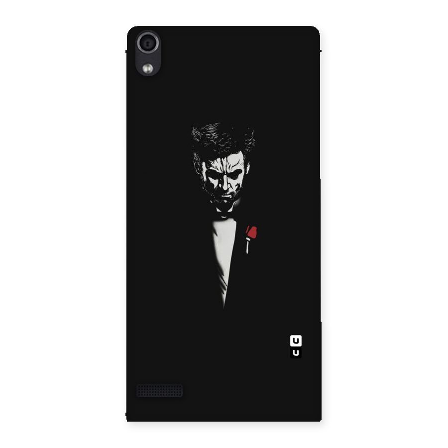 Rose Man Back Case for Ascend P6