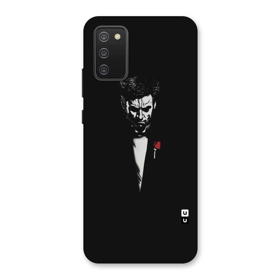 Rose Man Back Case for Galaxy M02s