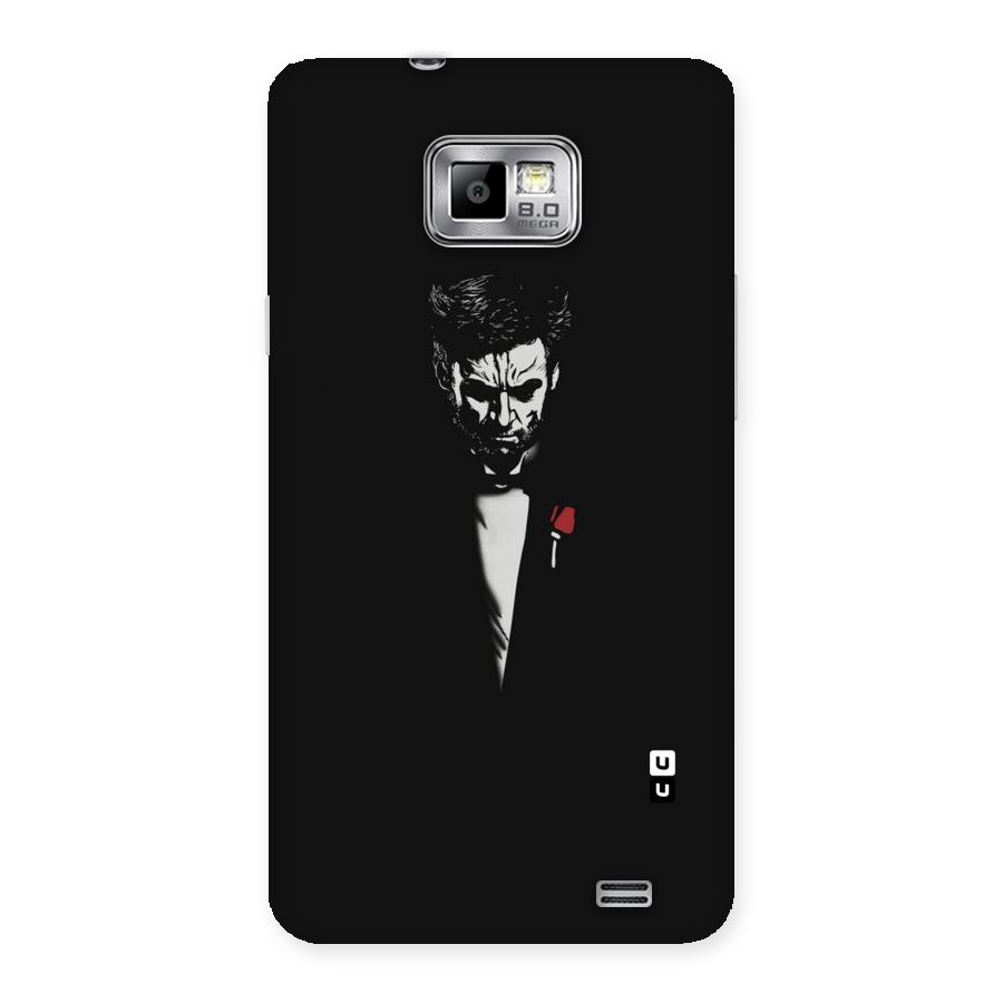 Rose Man Back Case for Galaxy S2