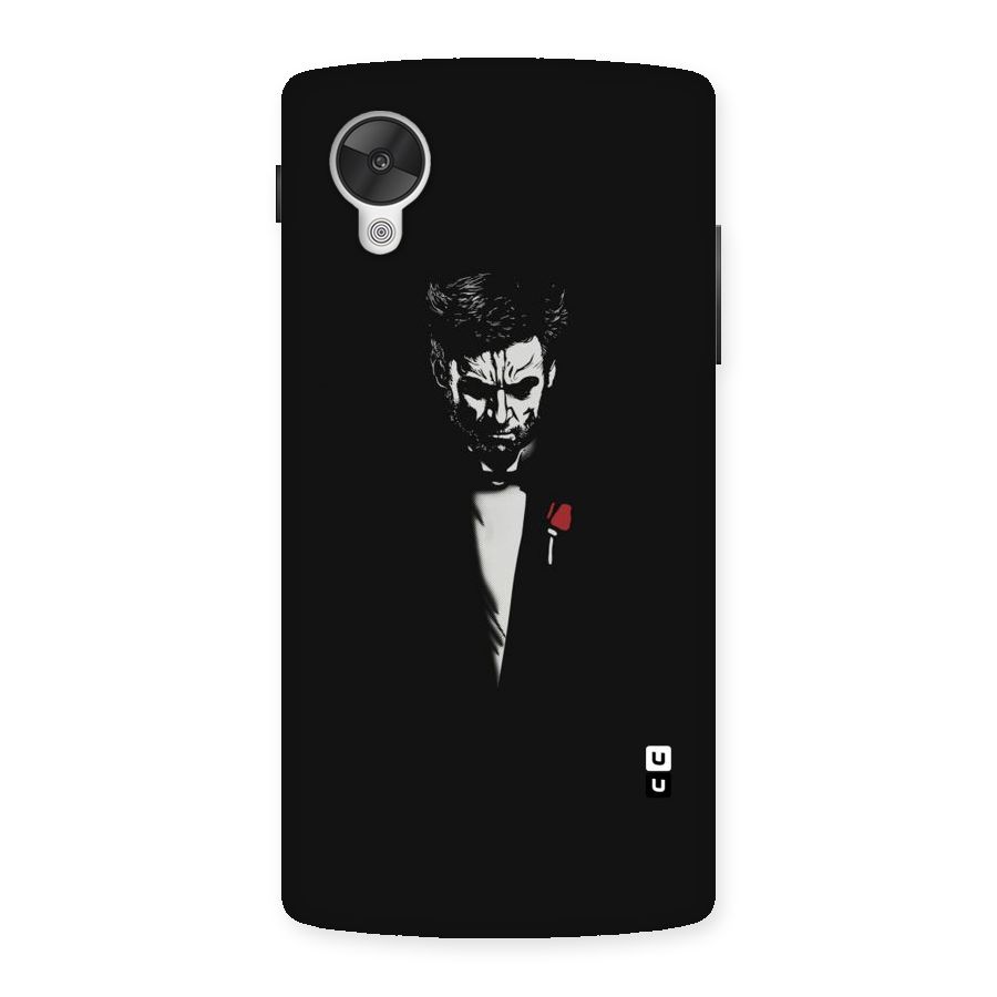 Rose Man Back Case for Google Nexsus 5