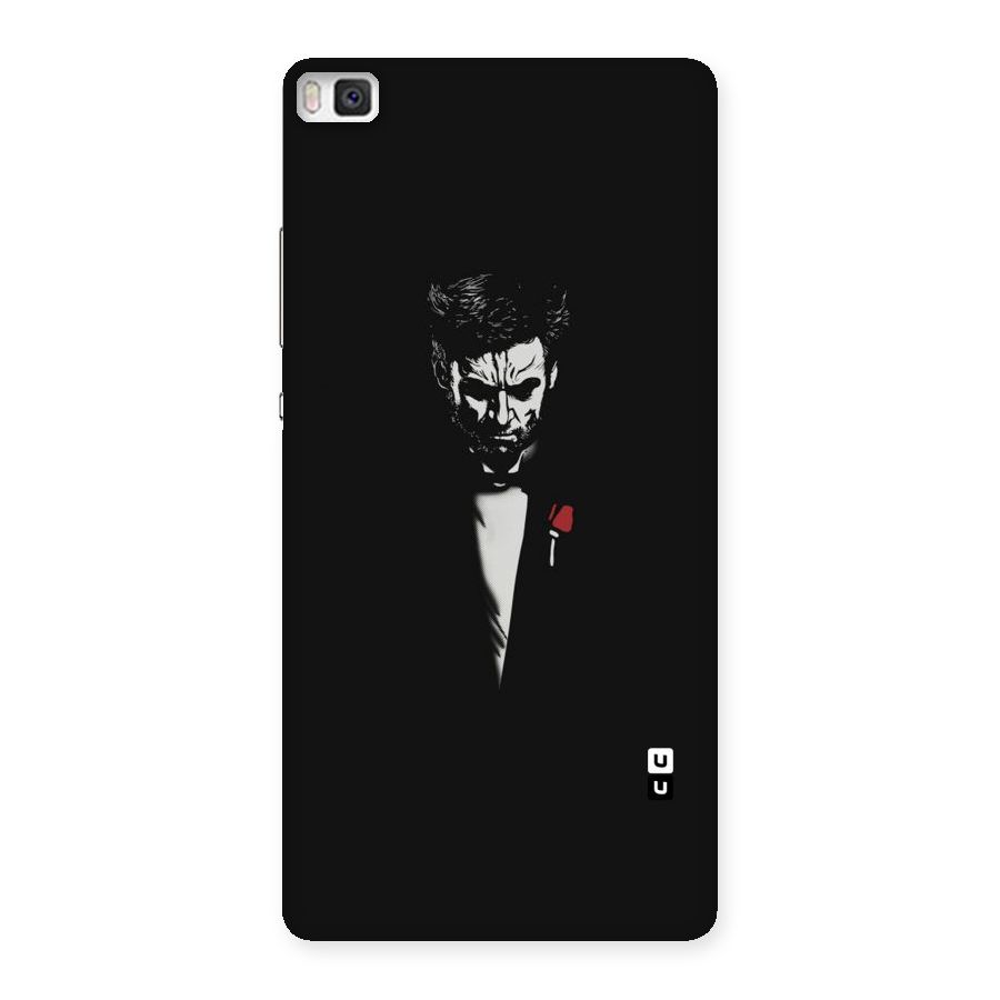 Rose Man Back Case for Huawei P8