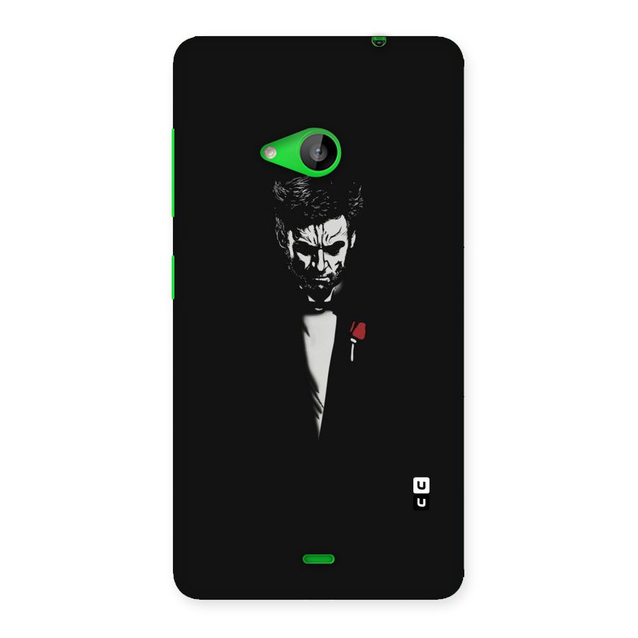 Rose Man Back Case for Lumia 535