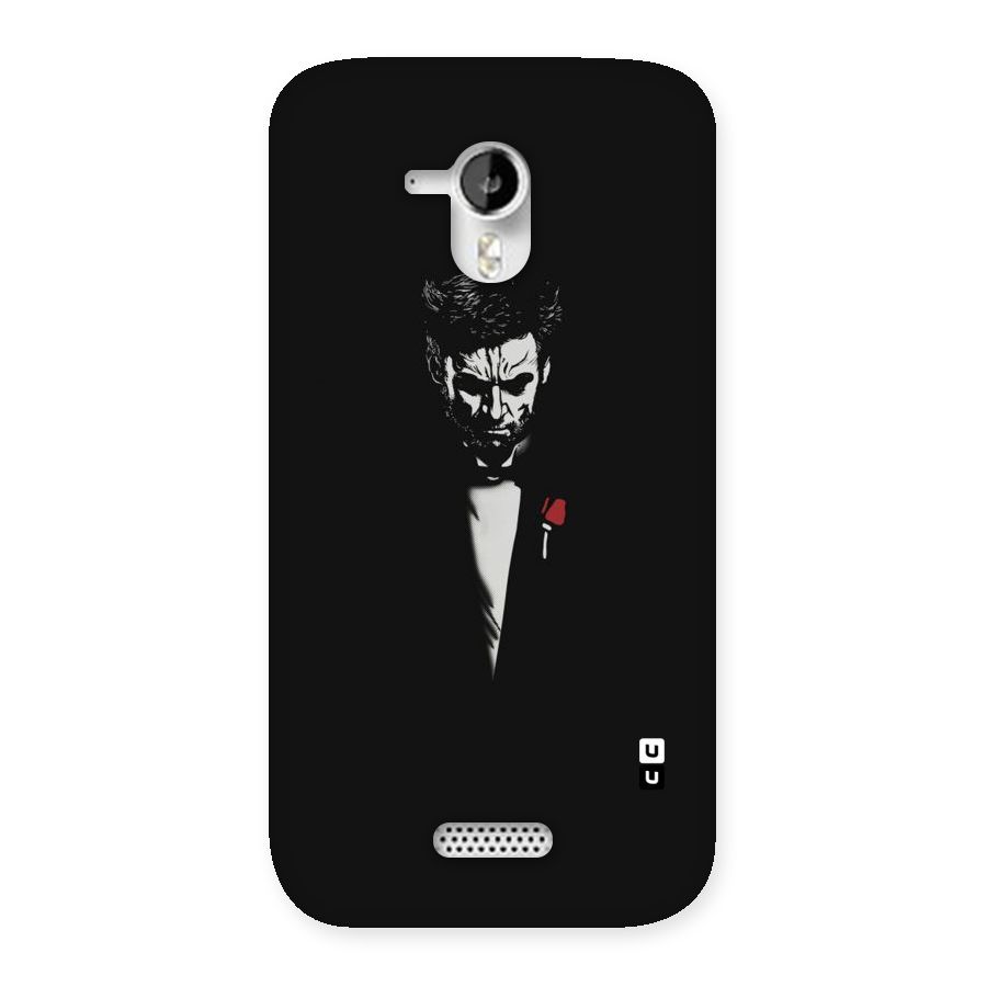 Rose Man Back Case for Micromax Canvas HD A116