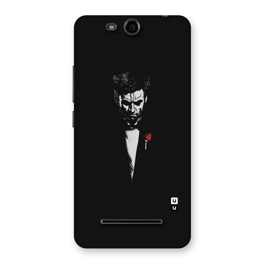 Rose Man Back Case for Micromax Canvas Juice 3 Q392