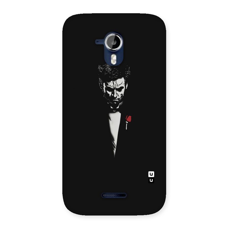 Rose Man Back Case for Micromax Canvas Magnus A117