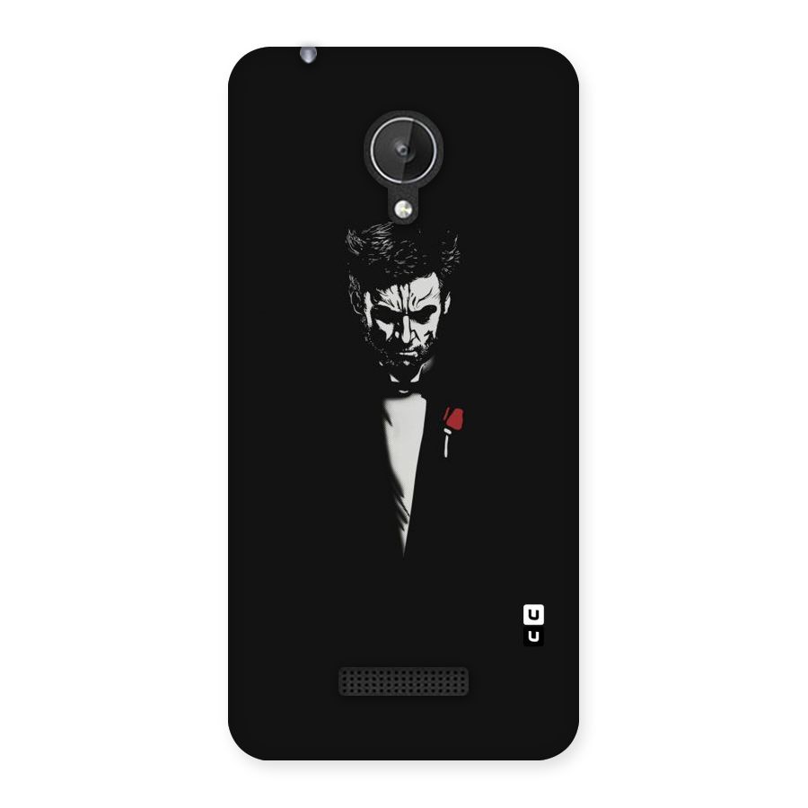 Rose Man Back Case for Micromax Canvas Spark Q380