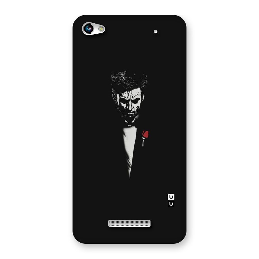 Rose Man Back Case for Micromax Hue 2
