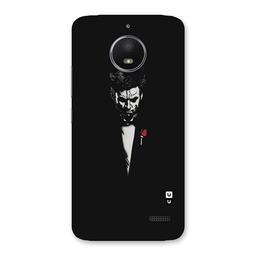 Rose Man Back Case for Moto E4