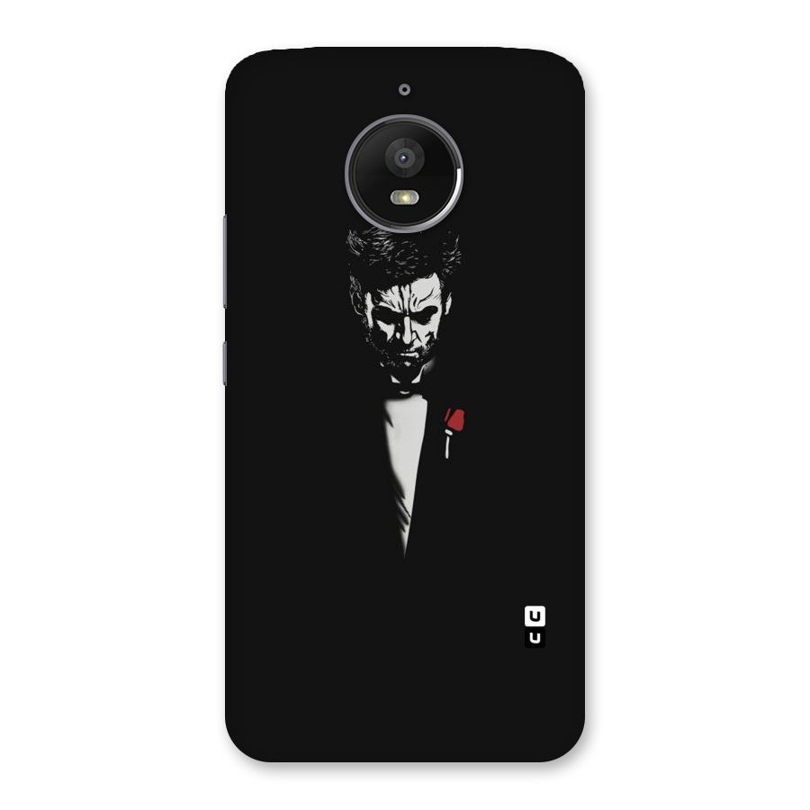 Rose Man Back Case for Moto E4 Plus