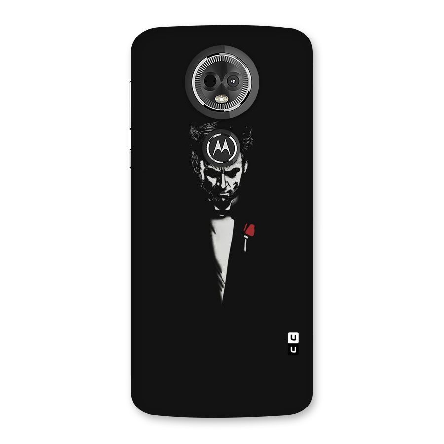 Rose Man Back Case for Moto E5 Plus