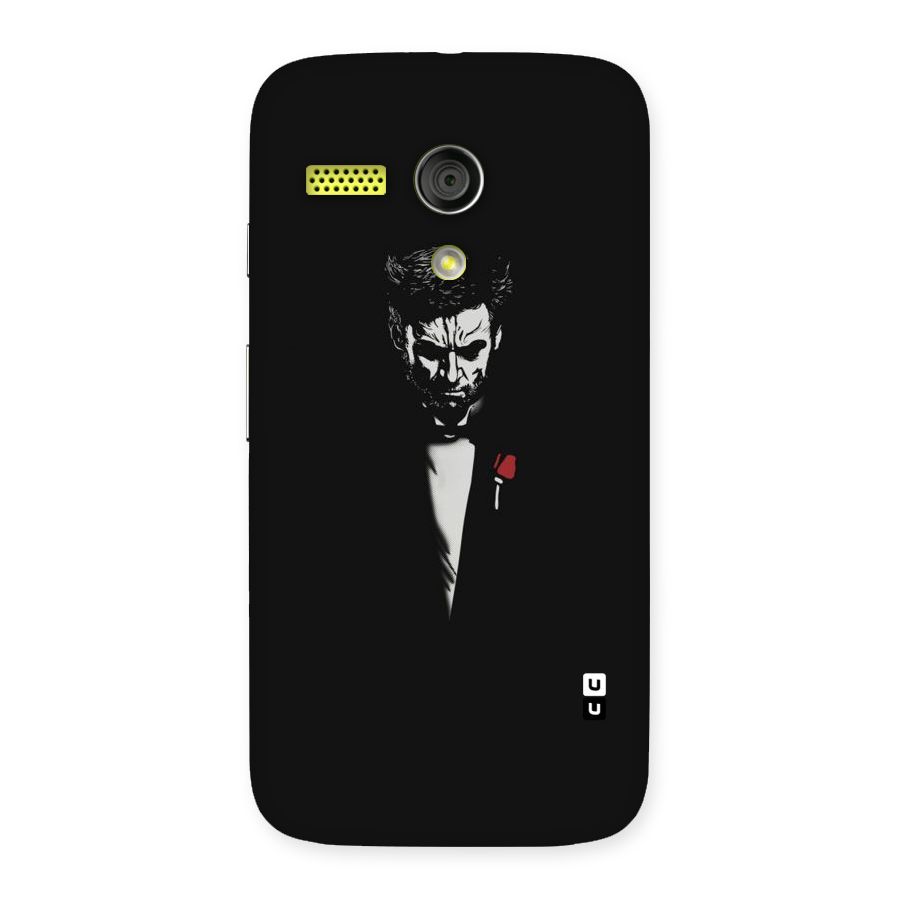 Rose Man Back Case for Moto G