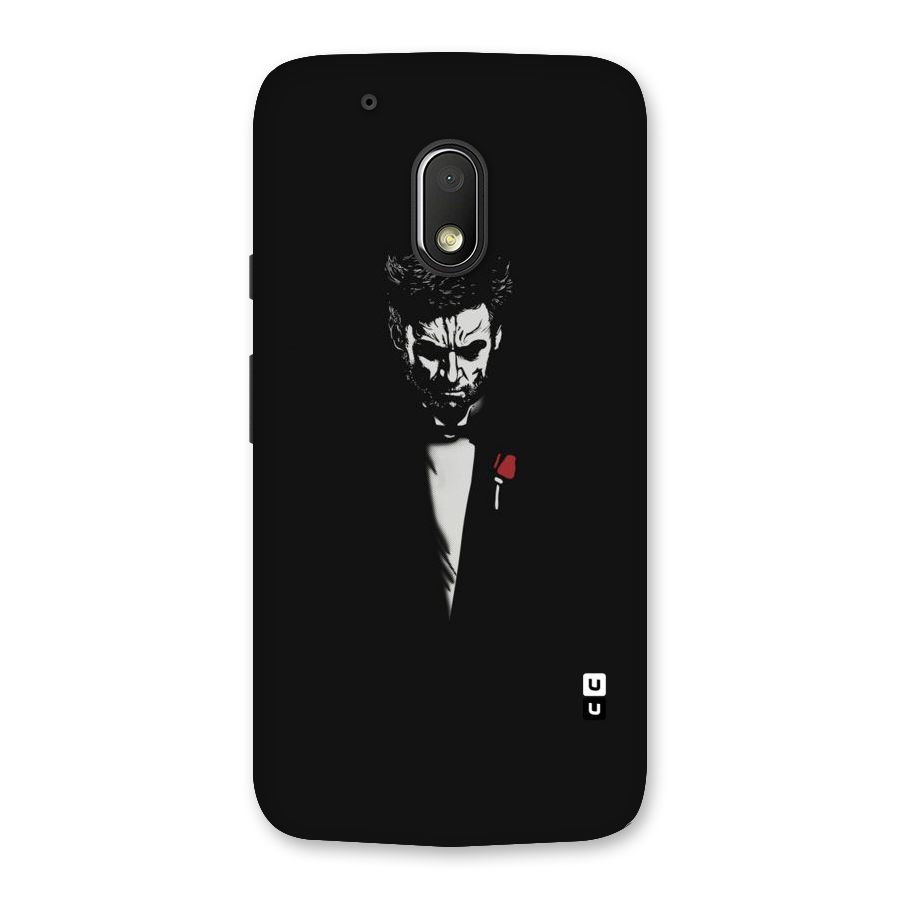 Rose Man Back Case for Moto G4 Play