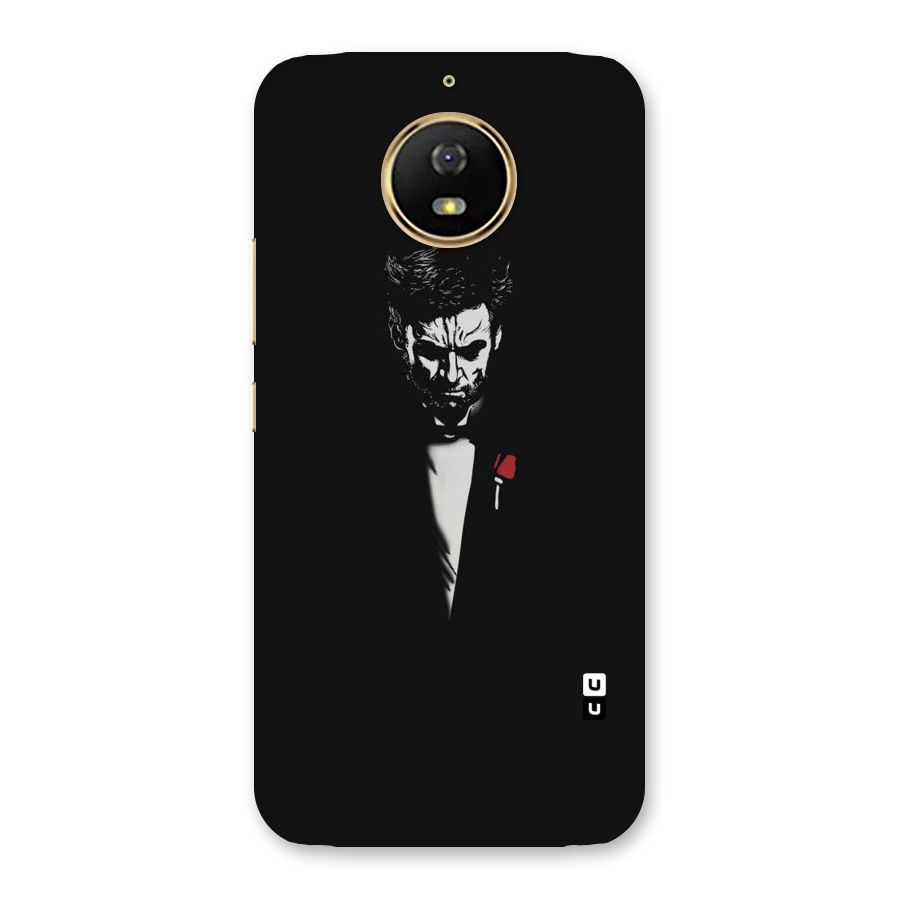 Rose Man Back Case for Moto G5s