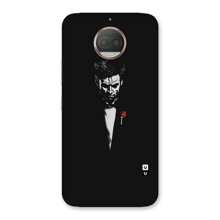 Rose Man Back Case for Moto G5s Plus