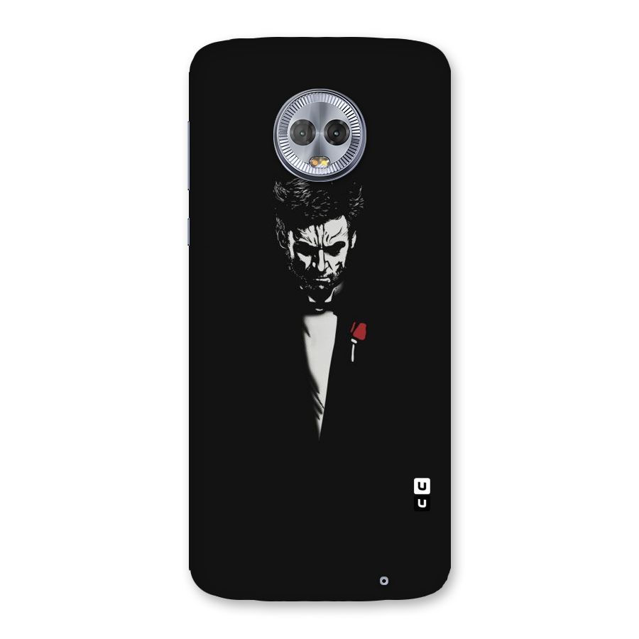 Rose Man Back Case for Moto G6 Plus