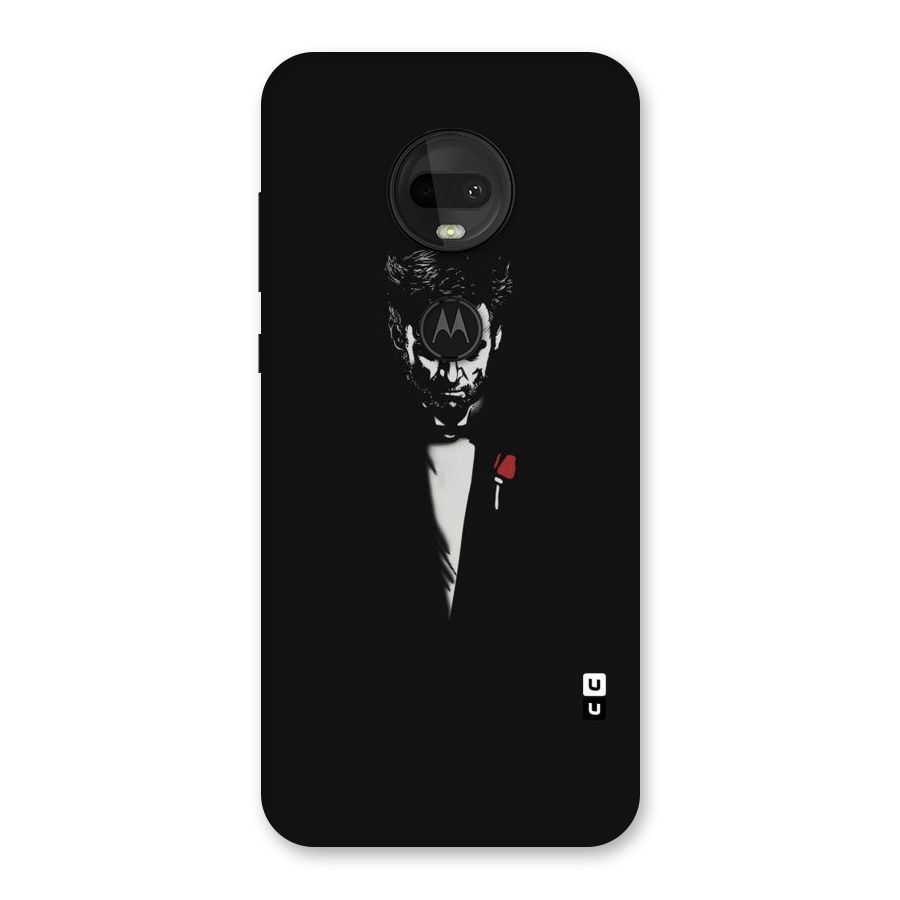 Rose Man Back Case for Moto G7