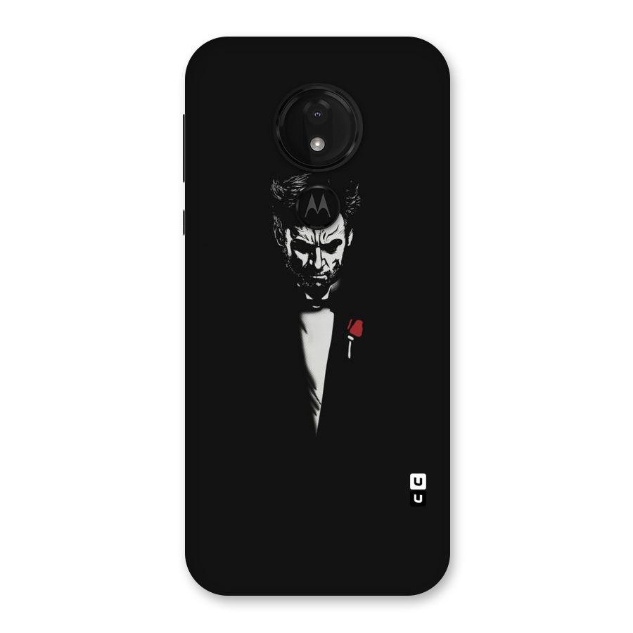 Rose Man Back Case for Moto G7 Power