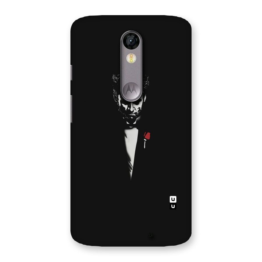 Rose Man Back Case for Moto X Force