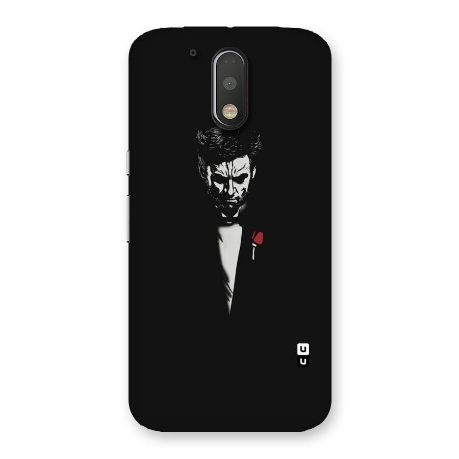 Rose Man Back Case for Motorola Moto G4 Plus