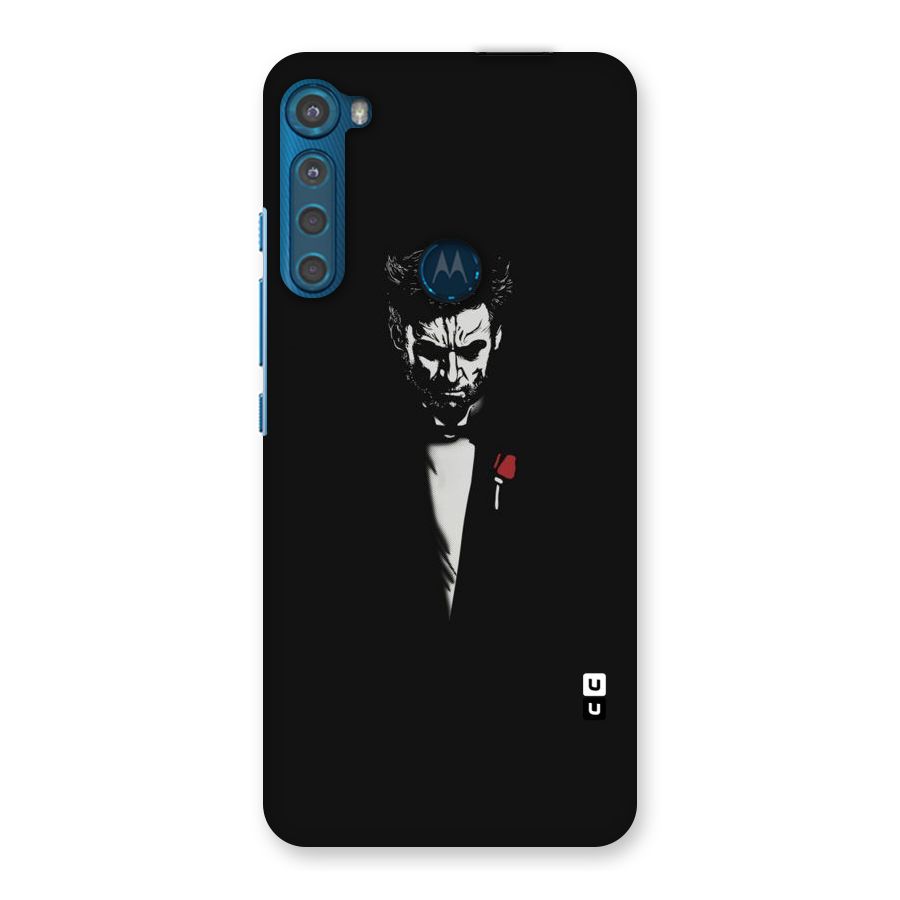 Rose Man Back Case for Motorola One Fusion Plus