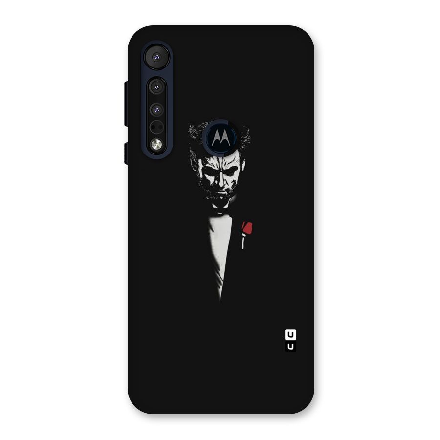 Rose Man Back Case for Motorola One Macro