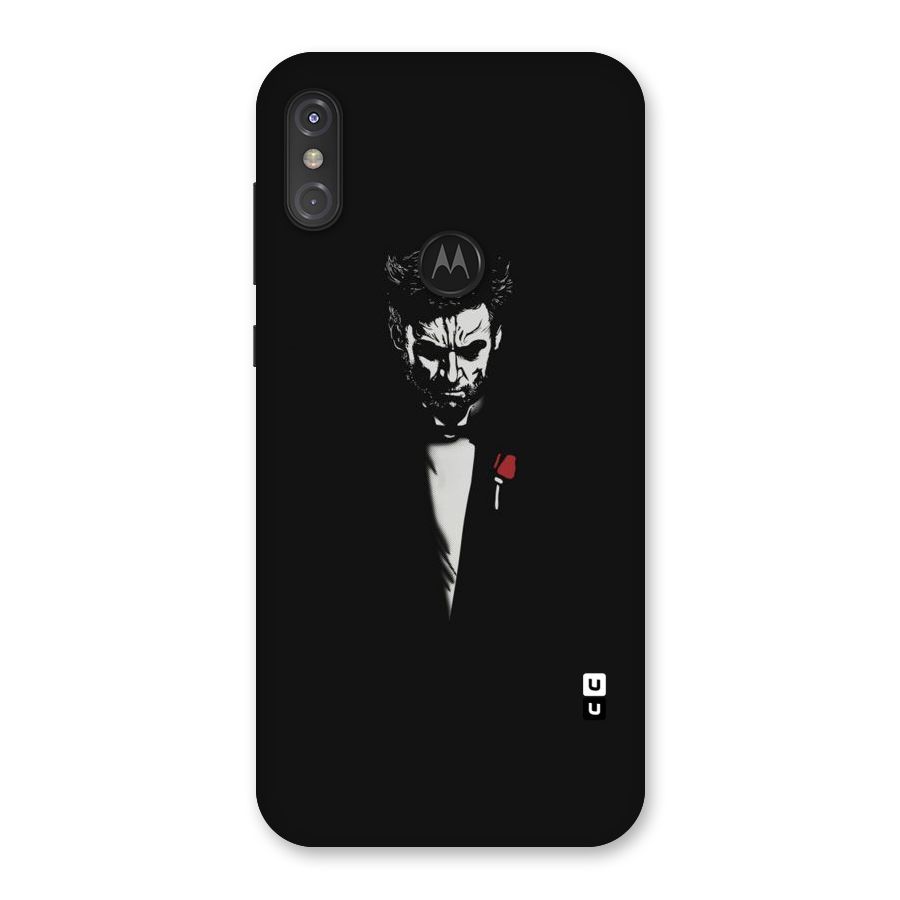 Rose Man Back Case for Motorola One Power