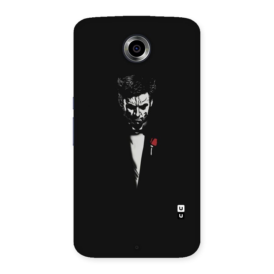 Rose Man Back Case for Nexsus 6