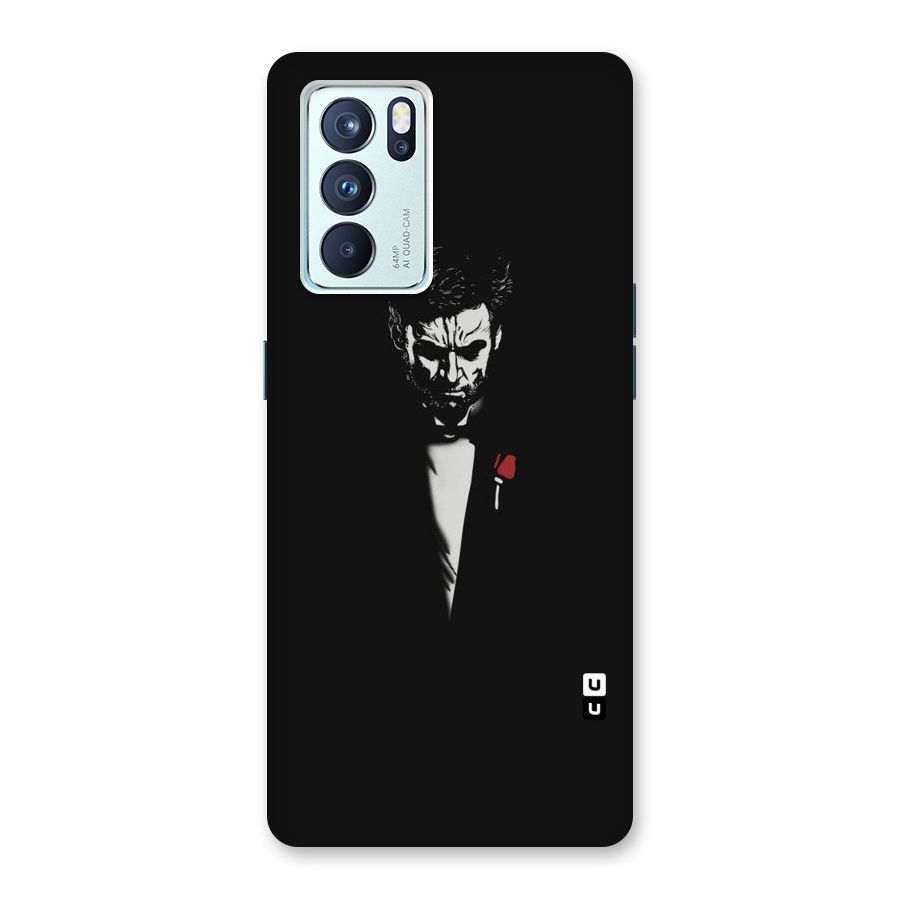 Rose Man Back Case for Oppo Reno6 Pro 5G