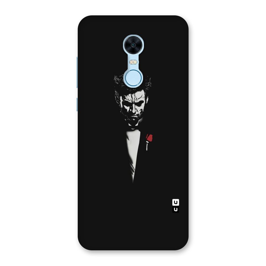Rose Man Back Case for Redmi Note 5