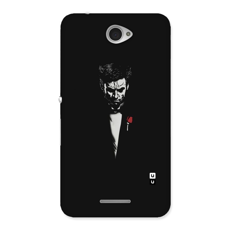 Rose Man Back Case for Sony Xperia E4