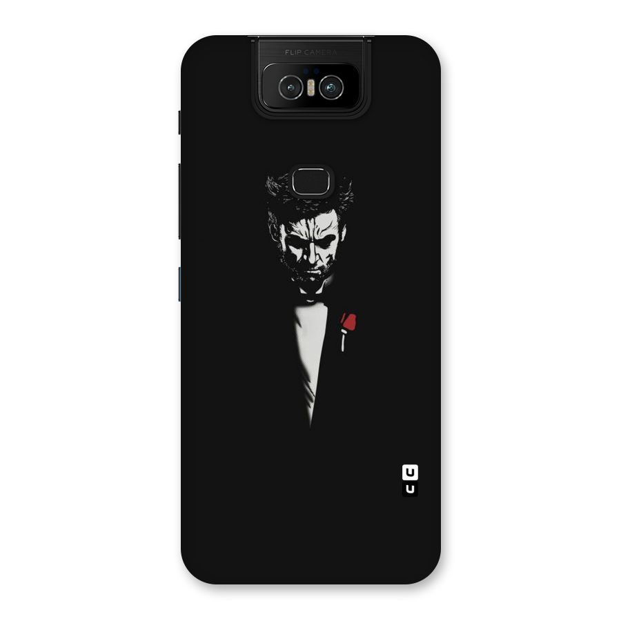 Rose Man Back Case for Zenfone 6z