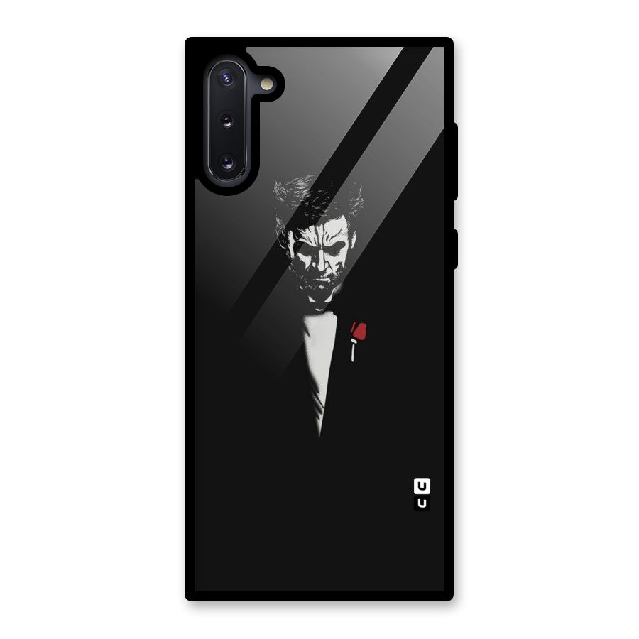 Rose Man Glass Back Case for Galaxy Note 10