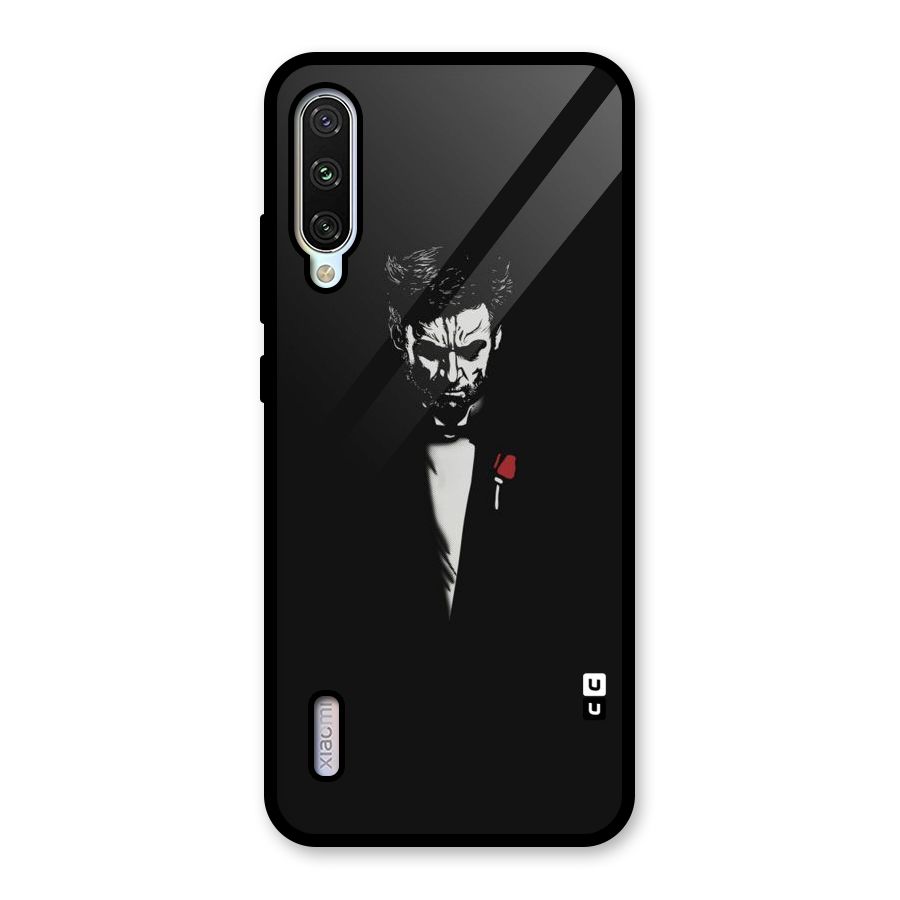 Rose Man Glass Back Case for Mi A3