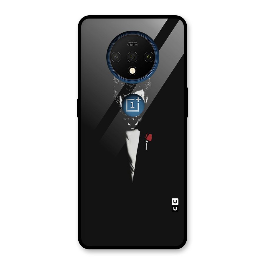 Rose Man Glass Back Case for OnePlus 7T