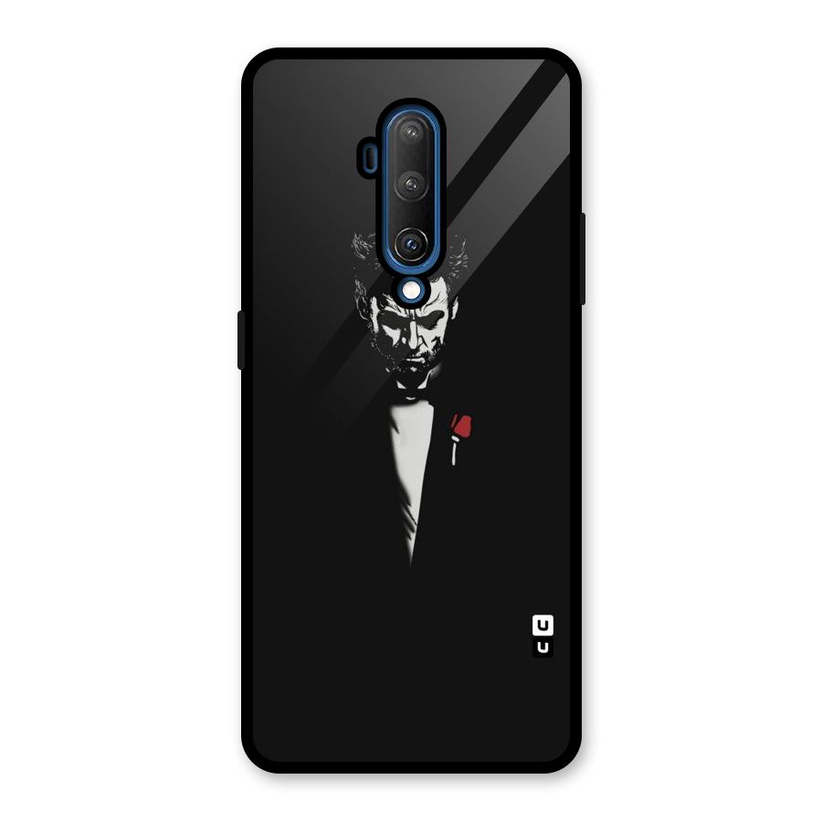 Rose Man Glass Back Case for OnePlus 7T Pro