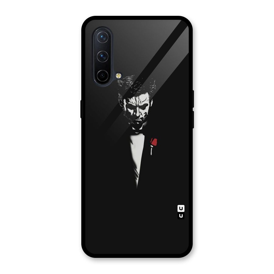 Rose Man Glass Back Case for OnePlus Nord CE 5G