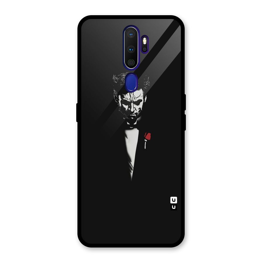 Rose Man Glass Back Case for Oppo A9 (2020)