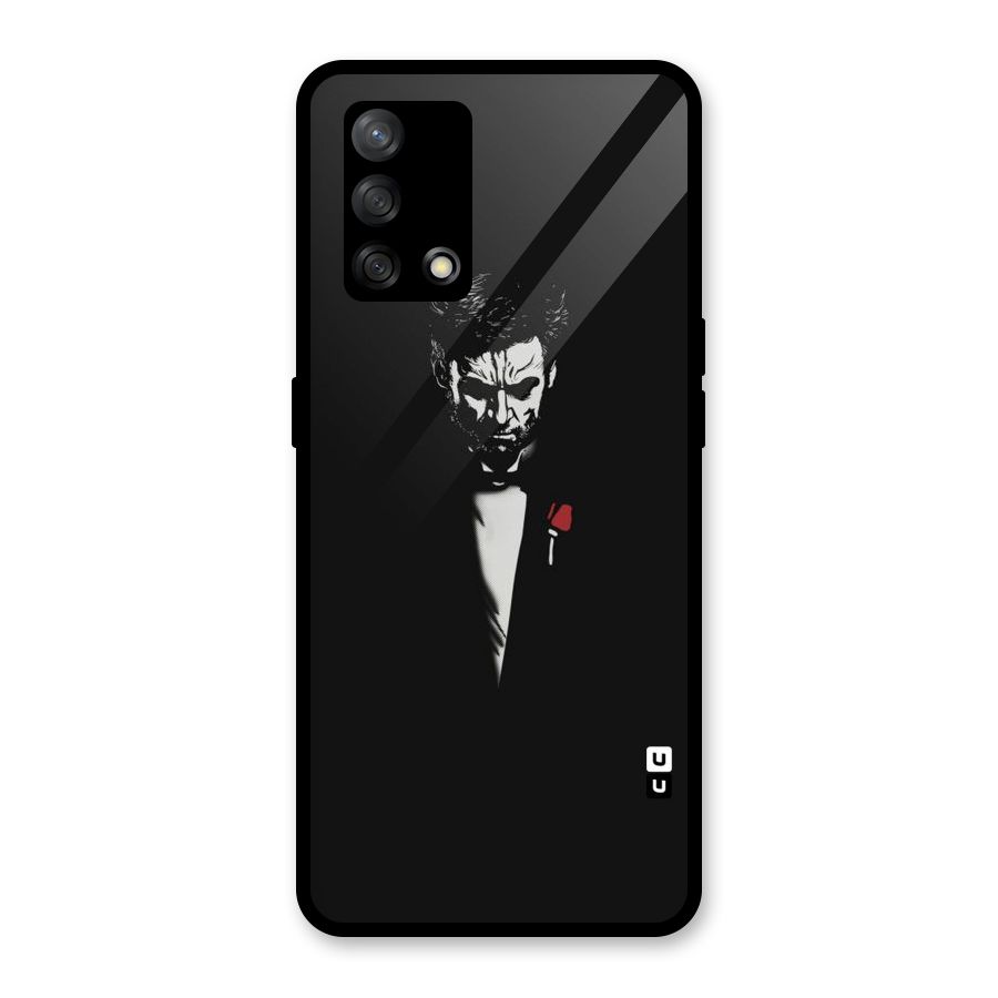 Rose Man Glass Back Case for Oppo F19