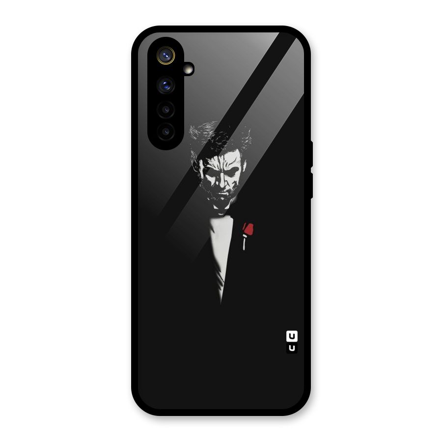 Rose Man Glass Back Case for Realme 6