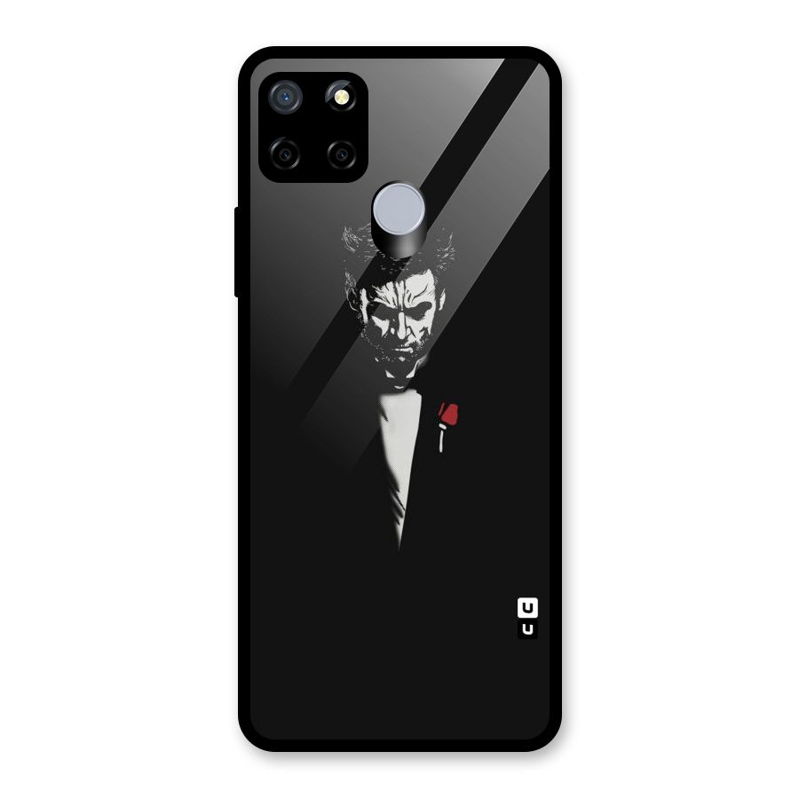 Rose Man Glass Back Case for Realme C15