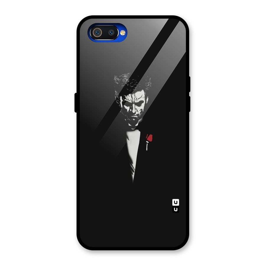 Rose Man Glass Back Case for Realme C2