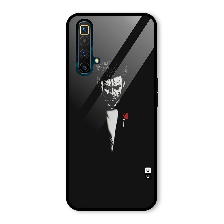 Rose Man Glass Back Case for Realme X3