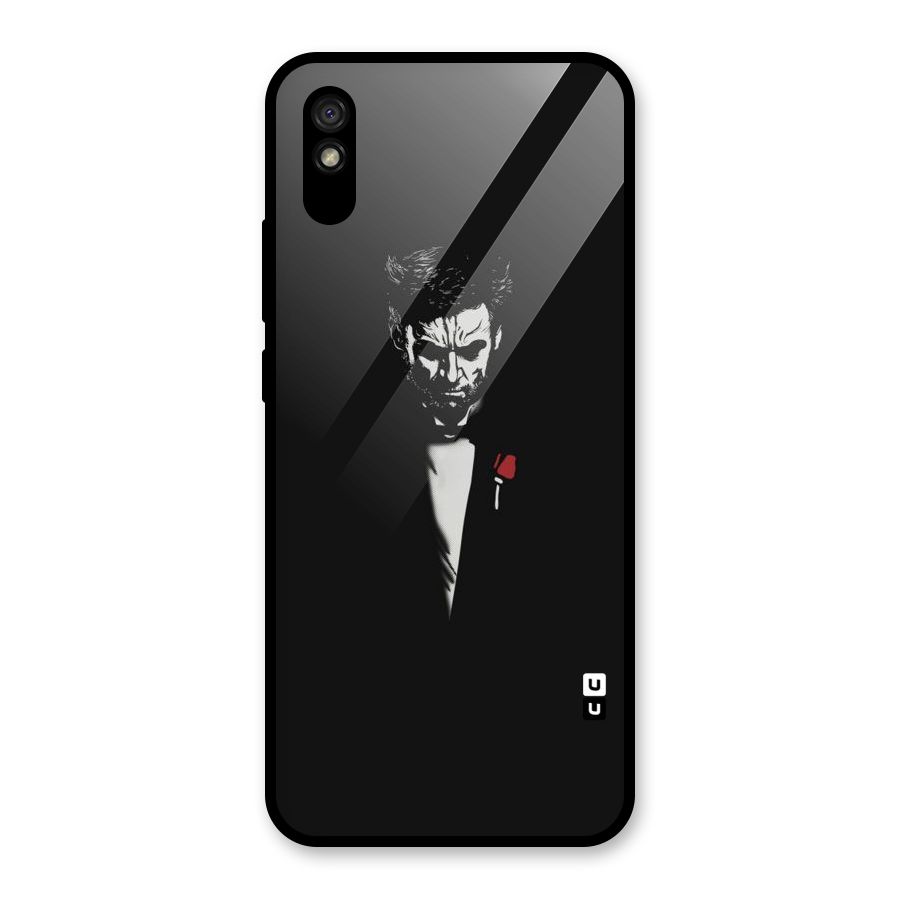 Rose Man Glass Back Case for Redmi 9i