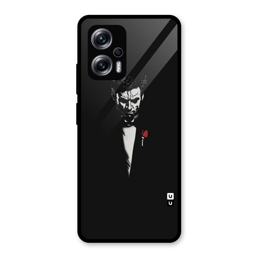 Rose Man Glass Back Case for Redmi K50i