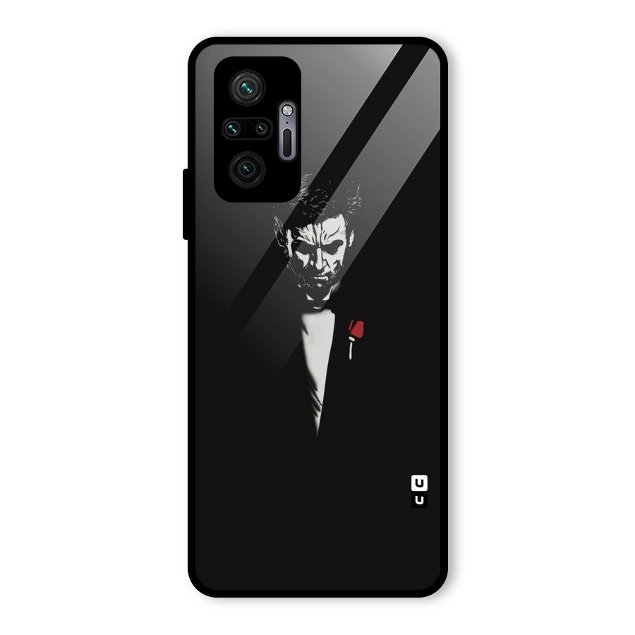 Rose Man Glass Back Case for Redmi Note 10 Pro Max