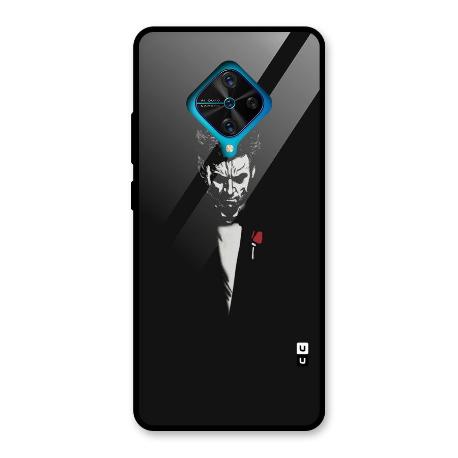 Rose Man Glass Back Case for Vivo S1 Pro