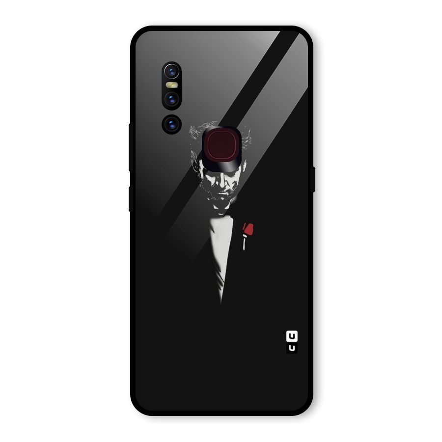 Rose Man Glass Back Case for Vivo V15