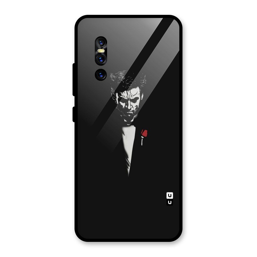 Rose Man Glass Back Case for Vivo V15 Pro